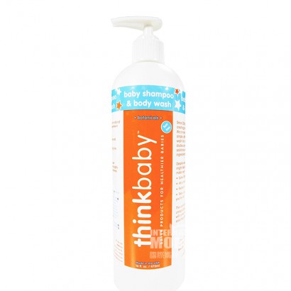 Thinkbaby Formula tanaman alami Amerika bayi s air mata bebas shampoo & Body Wash dua dalam satu versi luar negeri
