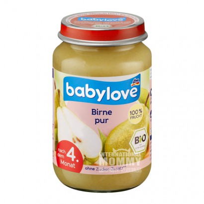 [4 Buah] Babylove German Organic Pure Pear Mud 4+ Bulan Versi Luar Neg...