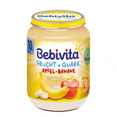 [2 potong] Bebivita Jerman campuran keju pisang apel Jerman selama leb...