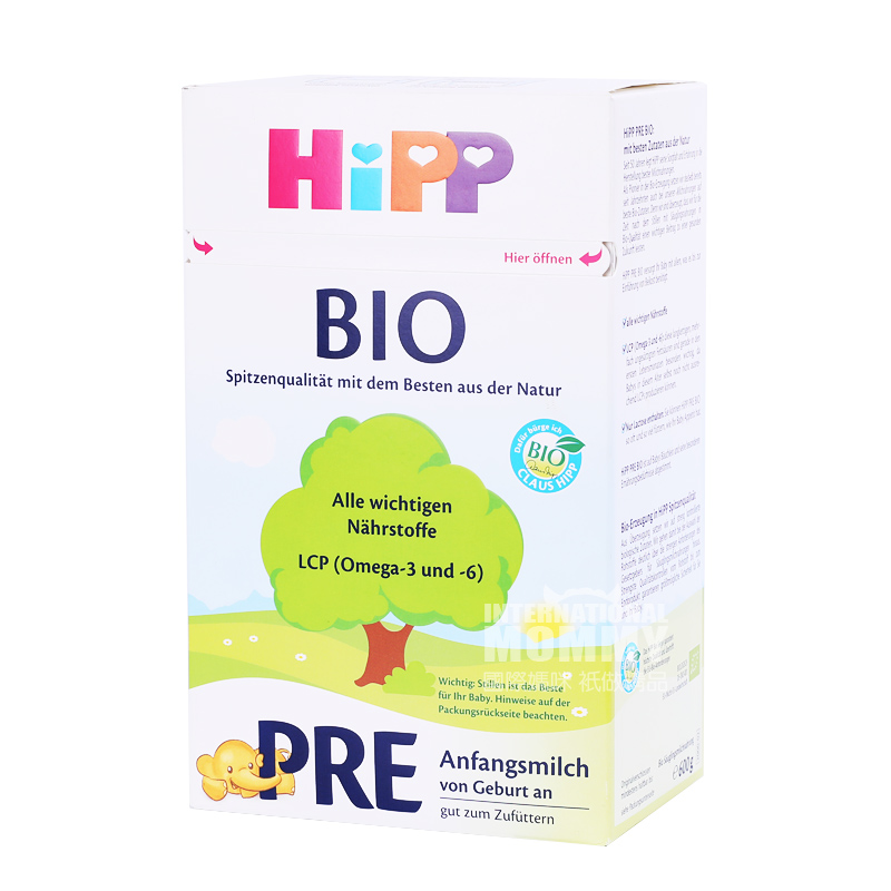 HIPP Jerman bubuk susu organik pre segment * 8 kotak versi luar negeri