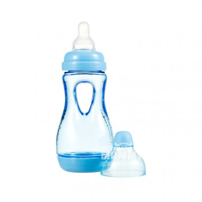 Difrax Belanda anti-perut kembung botol bayi kaliber standar genggam 170ml 6 bulan atau lebih biru Versi Luar Negeri