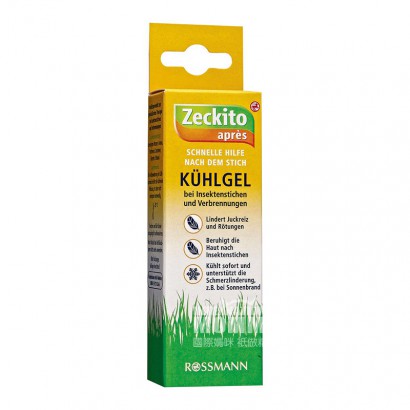 Zeckito Jerman Zeckito gigitan nyamuk anti-gatal gel P3K * 2 versi luar negeri