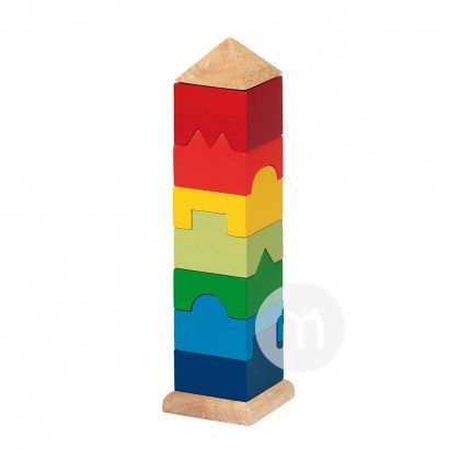 goki Jerman goki bayi rumah kecil tumpukan menara mainan versi luar negeri