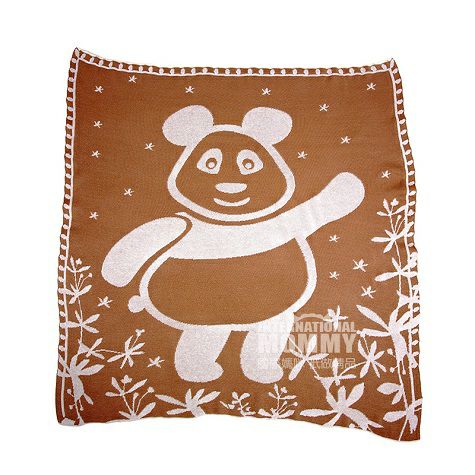 SonnenStrick German Pure Organic Cotton Panda Baby Blanket Overseas Ve...