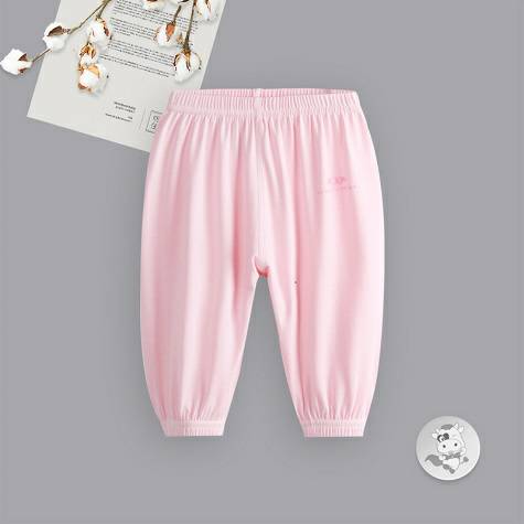 Verantwortung Bayi perempuan berwarna-warni permen celana cropped dingin berwarna pink