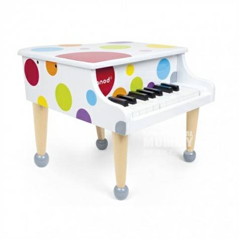 Janod French Janod anak-anak mainan piano berwarna-warni versi luar negeri