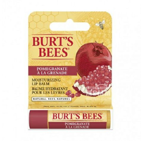 BURT S BEES American Natural Red Pomegranate Lip Balm Pelembab Lembut ...
