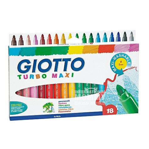 GIOTTO Italy GIOTTO 18 warna super dicuci cat air tebal kepala versi l...
