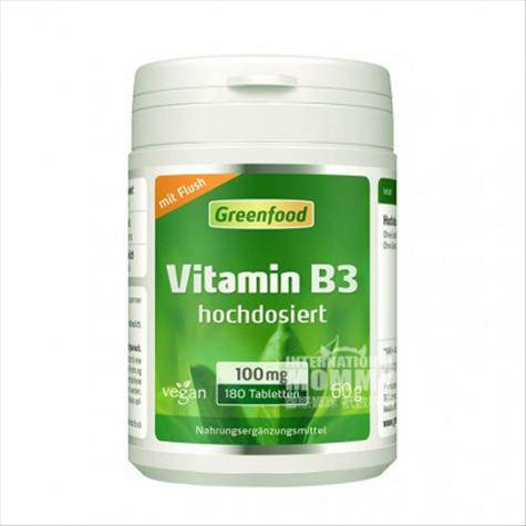 Greenfood Belanda Greenfood Vitamin B3 (Niacin) 100 mg Kapsul 180 Kaps...