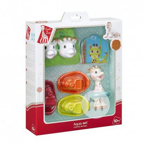 Vulli Sophie French Baby Bath Toy Set Versi Luar Negeri