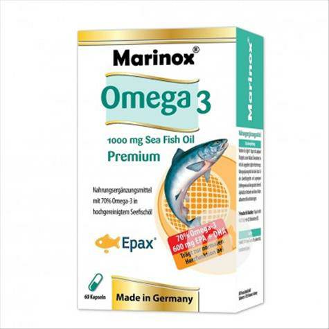 Marinox Jerman Marinox Softgel Omega-3 Minyak Ikan Versi Luar Negeri