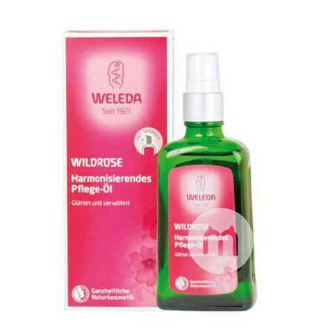 WELEDA German rose organik bergizi anti-pengeringan minyak pijat tubuh / minyak perawatan kulit versi luar negeri