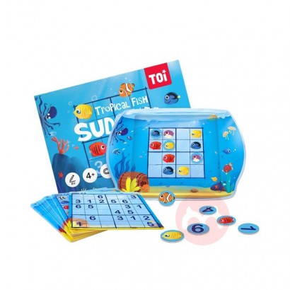 TOI Mainan papan Magnetik Sudoku untuk pendidikan awal anak-anak
