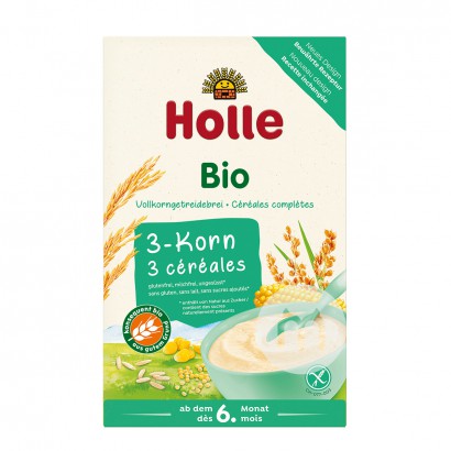 Holle Germany 3 jenis mie beras sereal campuran organik selama lebih dari 6 bulan versi Luar Negeri