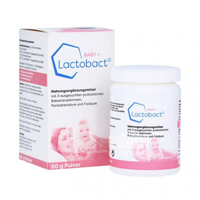 lactobact Bubuk probiotik organik Jerman untuk bayi dan wanita hamil di luar laut Edisi