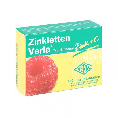 Verla Jerman Verla bayi dan anak-anak suplemen seng plus vitamin C tablet 100 tablet versi luar negeri