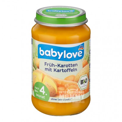 [2 Buah] Babylove kentang tumbuk wortel Jerman selama lebih dari 4 bulan versi Luar Negeri