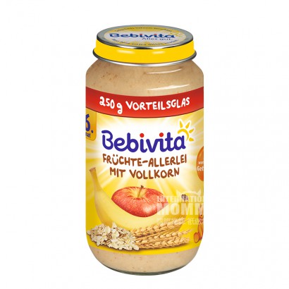 Bebivita German Banana Apple whole grain campuran lumpur lebih dari 6 bulan 250g versi luar negeri