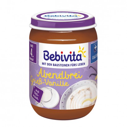 [4 buah] Bebivita German whole grain vanilla milk selamat malam versi 4 bulan di luar negeri
