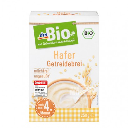 [2 Buah] DmBio Jerman DmBio Bihun Organik Oatmeal lebih dari 4 bulan Versi Luar Negeri