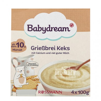 Babydream Jerman Babydream Semolina Cookies Cup Milk Lebih dari 10 Bulan Versi Luar Negeri