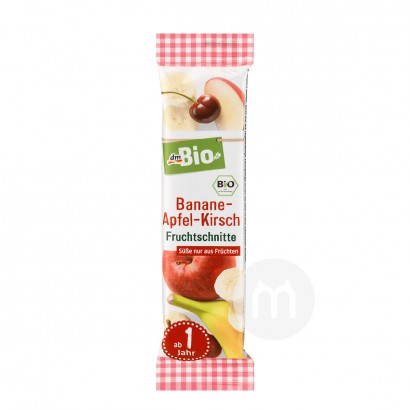 DmBio Jerman DmBio Pisang Organik Apple Cherry Fruit Bar * 25 Versi Luar Negeri
