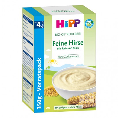 [2 Buah] HiPP German Grain Millet Vermicelli Organik selama 4 bulan Versi Luar Negeri