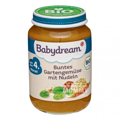 Babydream German Babydream lumpur mie sayur organik 4 bulan atau lebih * 6 Versi Luar Negeri