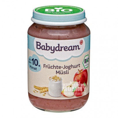Babydream Germany Babydream Apple Organik Stroberi Yogurt Muesli Lebih Dari 10 Bulan * 6 Versi Luar Negeri