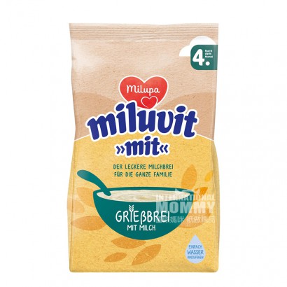 [4 buah] Milupa Jerman semolina puding nasi mie susu selama lebih dari 4 bulan Versi luar negeri