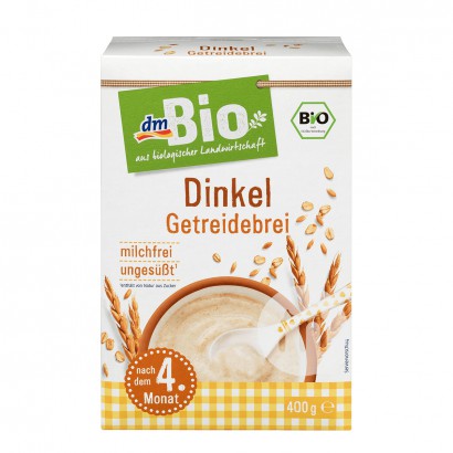 [2 buah] DmBio Jerman DmBio Organik Bihun Gandum Bihun 400g lebih dari 4 bulan Versi Luar Negeri