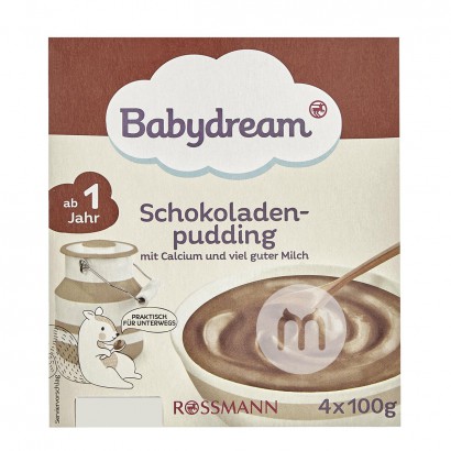 [2 lembar] Babydream German Babydream Chocolate Pudding Cup selama lebih dari 12 bulan Overseas Edition