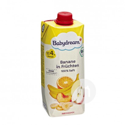 Babydream Jerman Babydream Pisang Organik Apple Orange Juice 500ml Versi Luar Negeri