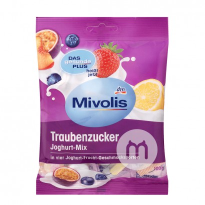 [4 pieces] Mivolis Jerman Yogurt anak-anak Yogurt Flavoured Lozenges Versi Luar Negeri