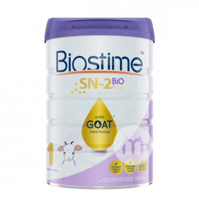 Serbuk Susu Kambing Bayi Emas Australia Biostime 1 Tahap 800g * 3 Kaleng Edisi Australia