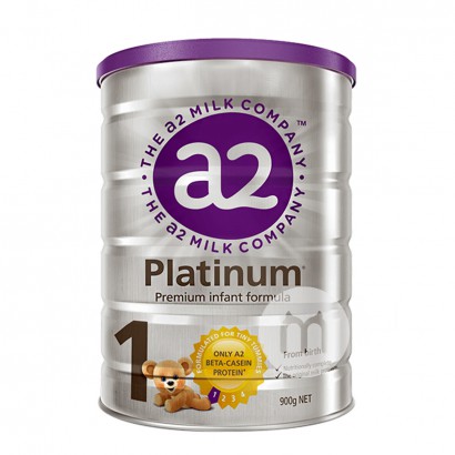 A2 Australian Platinum Series Susu Bubuk Bayi 1 Tahap * 6 Kaleng Versi Luar Negeri