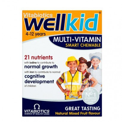 Vitabiotics Multivitamin anak-anak Inggris versi 4-12 tahun di luar negeri