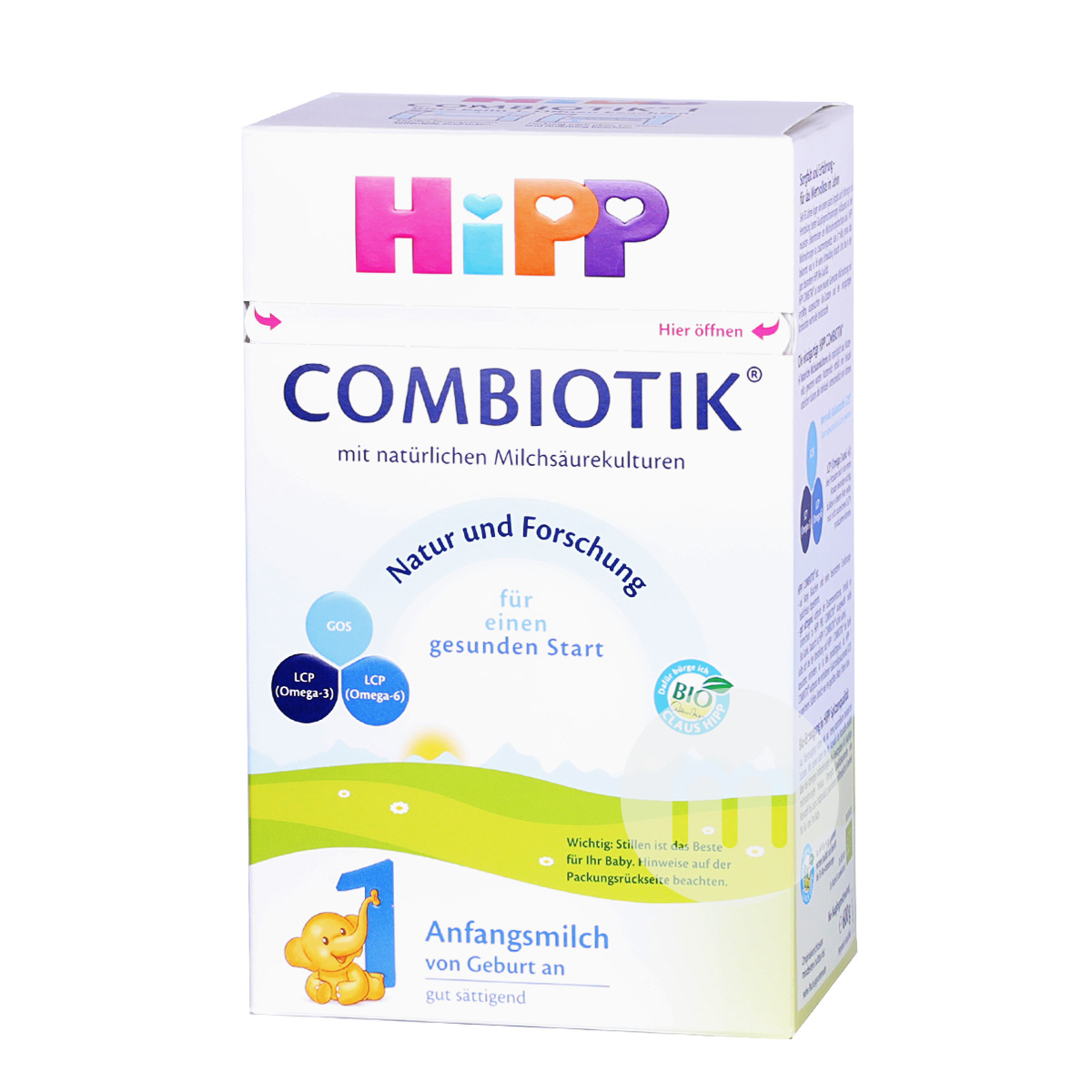 HiPP Jerman susu bubuk probiotik versi 1 tahap * 4 kotak di luar neger...