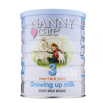 Nannycare Inggris bubuk susu kambing kelas atas 3 tahap * 6 kaleng ver...