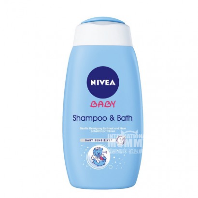 NIVEA German Baby Shampoo dan Mandi 2-in-1 Body Wash Overseas Version