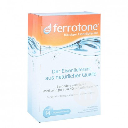 Ferrotone British Natural Iron Supplement Versi Luar Negeri (2 paket d...