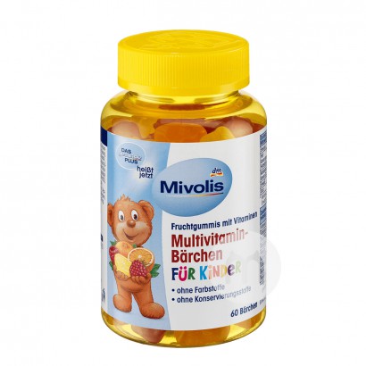 [2 Buah] Mivolis German Bear Multi-Vitamin Gummy Versi Luar Negeri