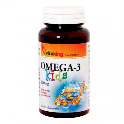 [2 Buah]Vitaking  Pembuatan Minyak Ikan Kemurnian Tinggi Omega-3 Anak ...