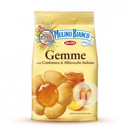 MULINO BIANCO Bunga bentuk aprikot selai biskuit Italia versi luar neg...