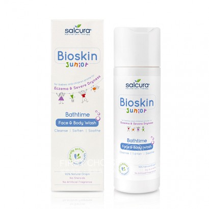 Salcura British Baby Eczema Natural Body Wash Edisi Luar Negeri