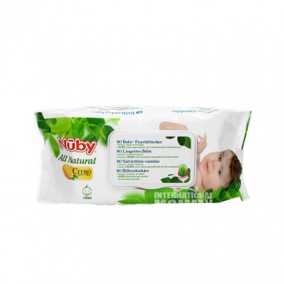 Nuby American Antibacterial Wipes 80 Pieces Versi Luar Negeri