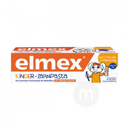 pasta gigi sulung Elmex anak-anak Jerman versi 2-6 tahun di luar negeri