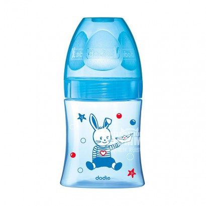 Dodie botol susu pp kaliber Prancis lebar 150 ml versi 0-6 bulan di luar negeri