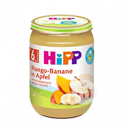 [2 buah] HiPP Jerman Organik Mangga Pisang Apple Puree Versi Luar Negeri