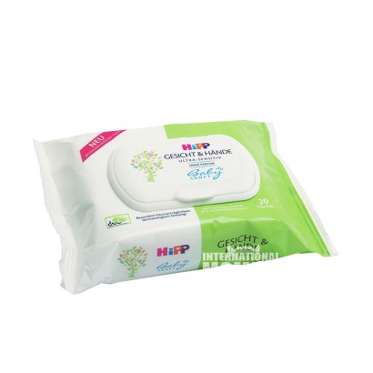 HiPP khusus handuk basah rendah sensitif untuk tangan dan wajah bayi Jerman * 8 versi luar negeri